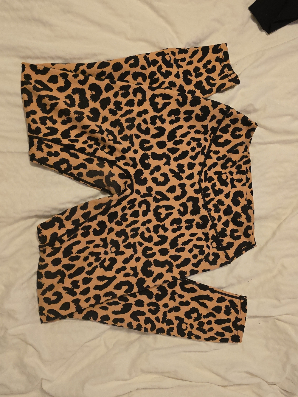 Balance Athletica Leopard Print Leggings - Black on Tan